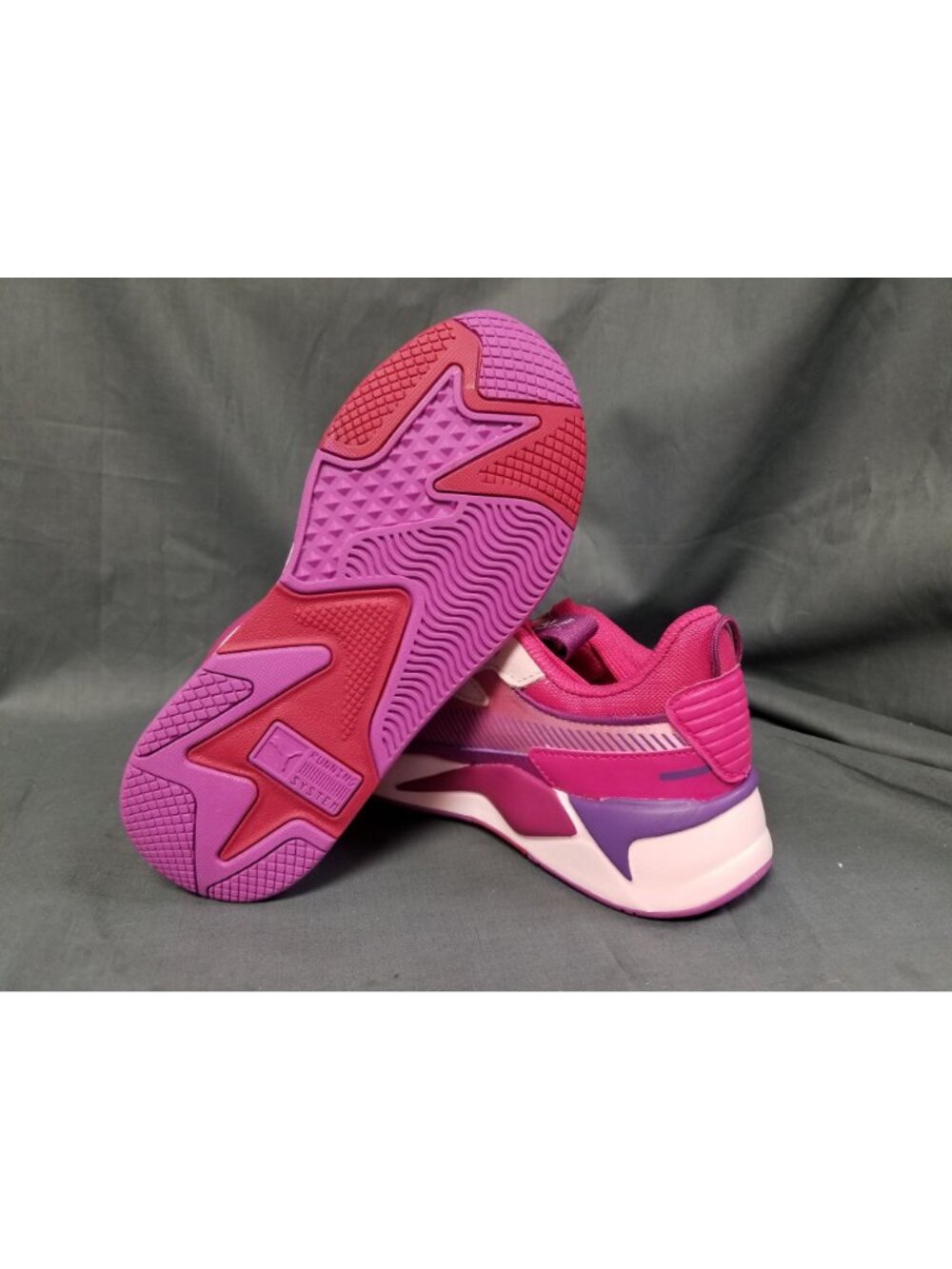 Puma RS-X Rose PS Sneakers Purple/Pink Girls Size 2.5c NEW NO BOX! - Picture 2 of 11